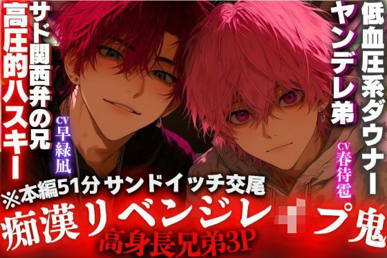 【女性向け音声】高身長兄弟の超極悪3Pリベンジレイプ『ビショビショ』sadistic｜M レビュー 【sadistic｜M【サディスティックエム】】